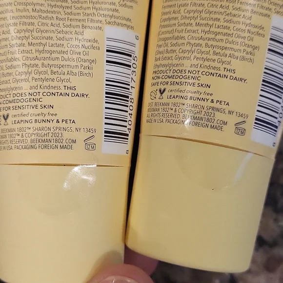 Lot of 2 Beekman 1802 Hydrate Gel Cream Moisturizer each 1.7 fl oz new sealed - Picture 3 of 3